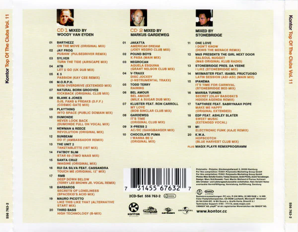 Various - Kontor - Top Of The Clubs Volume 11 (CD, Mixed + CD, Enh, Mixed) - Image 2