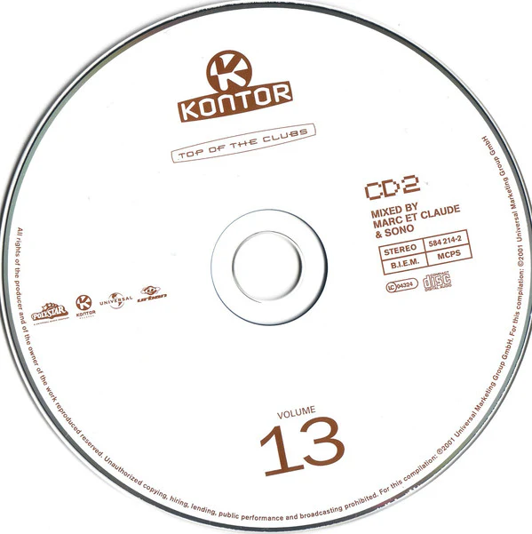 Various - Kontor - Top Of The Clubs Volume 13 (2xCD, Comp, Mixed) - Image 4
