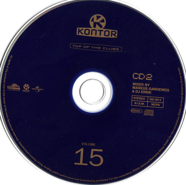 Various - Kontor - Top Of The Clubs Volume 15 (2xCD, Comp, Copy Prot., Mixed) - Image 3