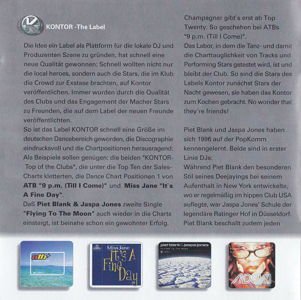 Various - Kontor - Top Of The Clubs Volume 3 (2xCD, Comp, Mixed) - Image 4
