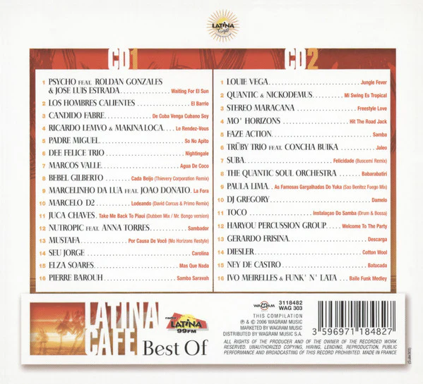 Various - Latina Café Best Of (2xCD, Comp) - Image 2