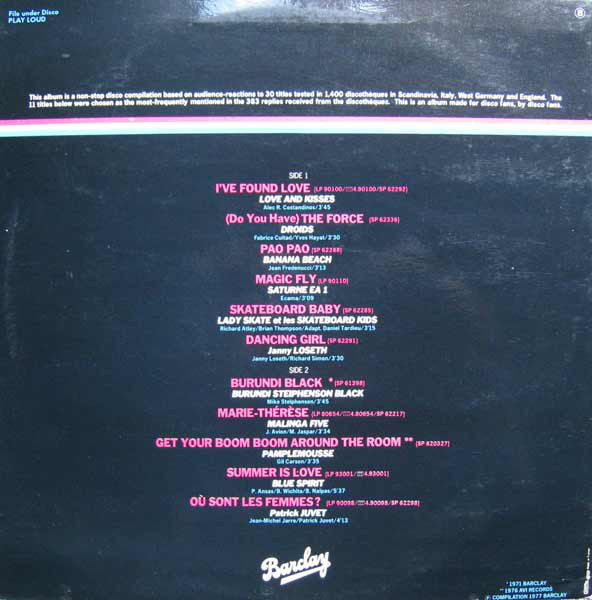 Various - Le Disco Album (LP, Comp, Mixed) - Image 2