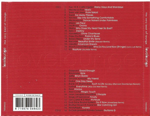 Various - LoveLounge - The Very Best Of Lounge (2xCD, Comp, Mixed) - Image 2