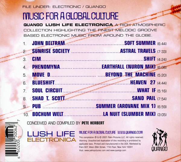 Various - Lush Life Electronica (CD, Comp, Enh) - Image 2