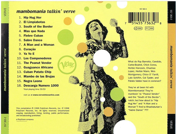 Various - Mambomania Talkin' Verve (CD, Comp) - Image 2