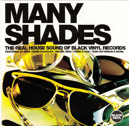 Various - Many Shades (The Real House Sound Of Black Vinyl Records) (CD, Comp + CD, Mixed)