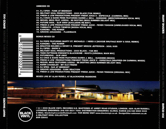 Various - Many Shades (The Real House Sound Of Black Vinyl Records) (CD, Comp + CD, Mixed) - Image 2