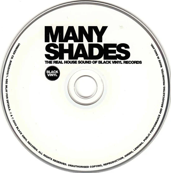 Various - Many Shades (The Real House Sound Of Black Vinyl Records) (CD, Comp + CD, Mixed) - Image 3