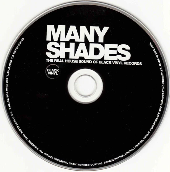 Various - Many Shades (The Real House Sound Of Black Vinyl Records) (CD, Comp + CD, Mixed) - Image 4