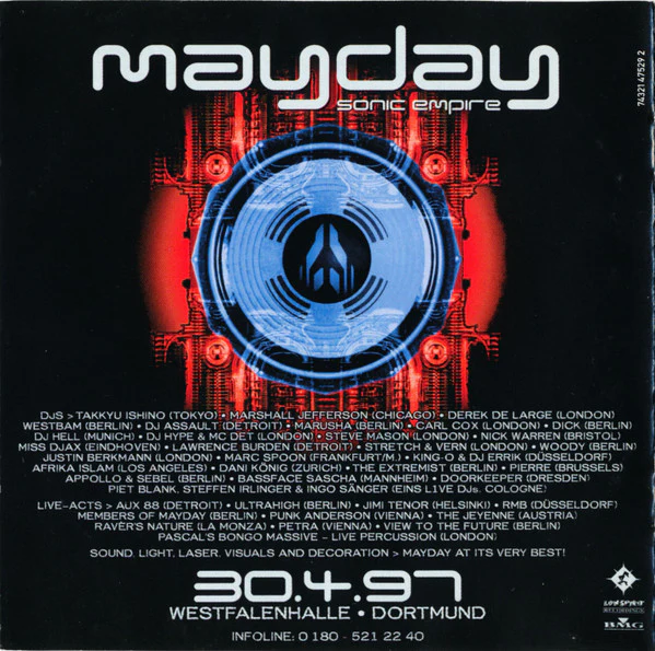 Various - Mayday – The Sonic Empire Compilation (2xCD, Comp) - Image 3