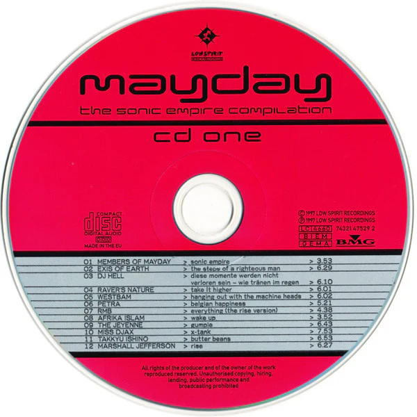 Various - Mayday – The Sonic Empire Compilation (2xCD, Comp) - Image 4