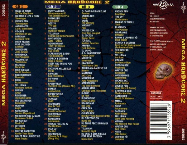 Various - Mega Hardcore 2 (4xCD, Comp) - Image 2