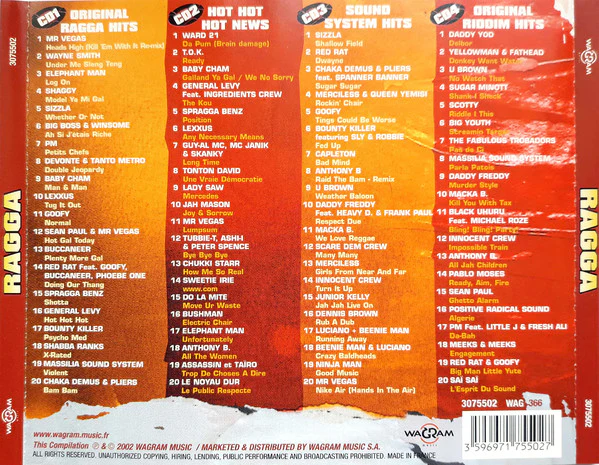 Various - Mega Ragga (4xCD, Comp) - Image 2