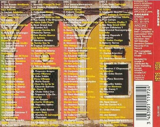 Various - Mega Salsa (4xCD, Comp) - Image 2