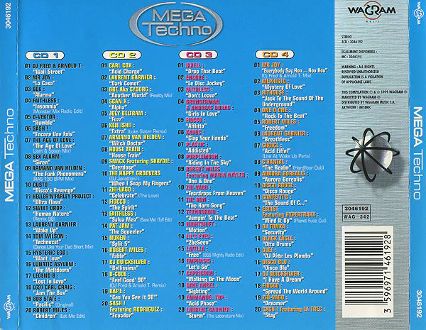 Various - Mega Techno (4xCD, Comp) - Image 2