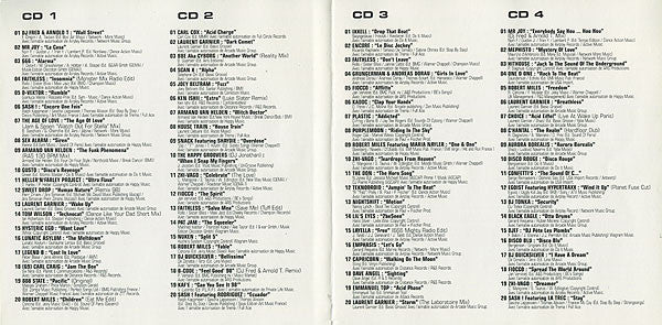 Various - Mega Techno (4xCD, Comp) - Image 4