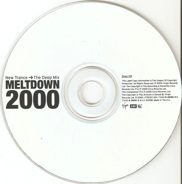 Various - Meltdown 2000: New Trance - The Deep Mix (2xCD, Mixed) - Image 3