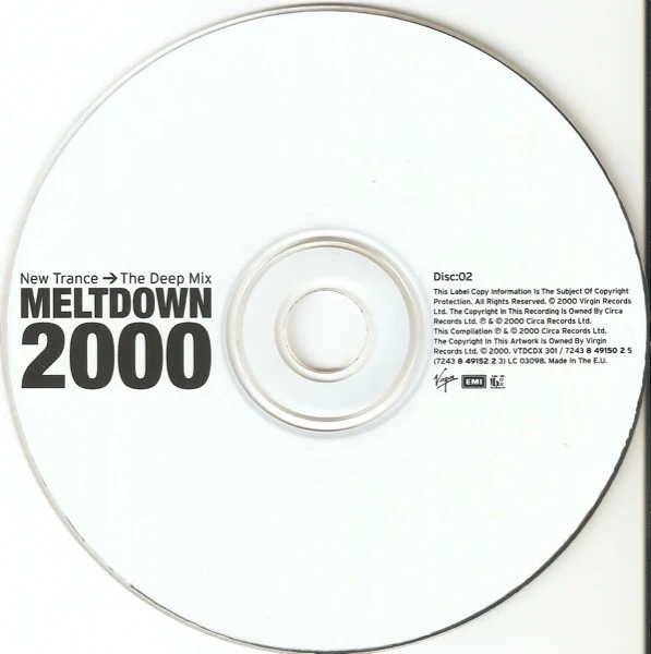 Various - Meltdown 2000: New Trance - The Deep Mix (2xCD, Mixed) - Image 4