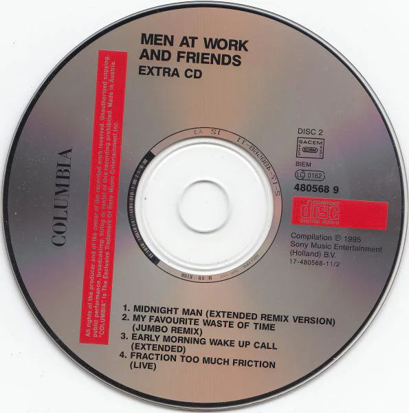 Various - Men At Work And Friends (2xCD, Comp) - Image 4