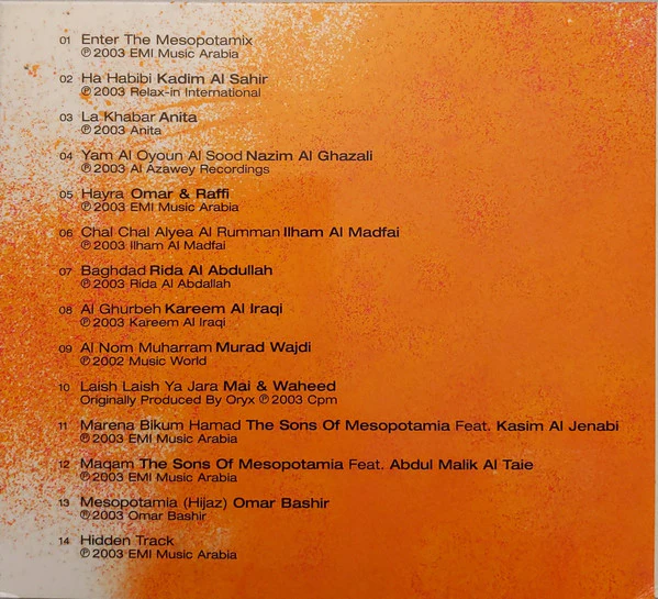 Various - Mesopotamix - From Babylon To Baghdad (CD, Comp, Dig) - Image 4