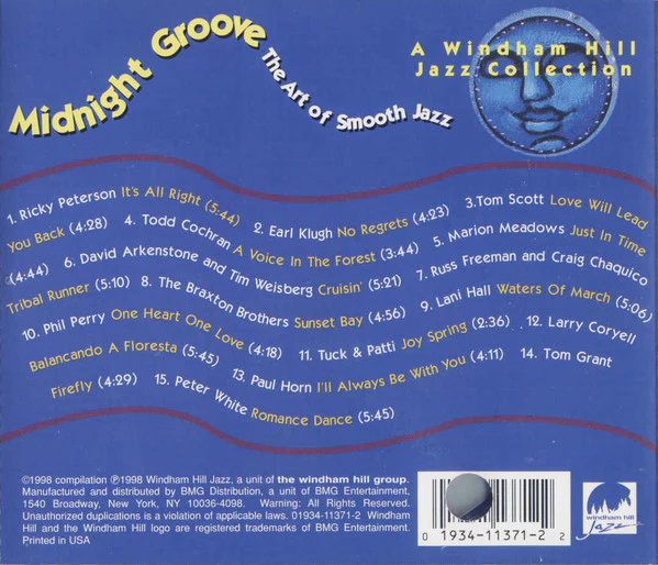 Various - Midnight Groove - The Art Of Smooth Jazz (CD, Album, Comp) - Image 5