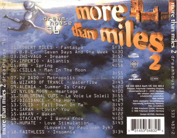 Various - More Than Miles 2 - Dreamhouse 96 (CD, Comp) - Image 2