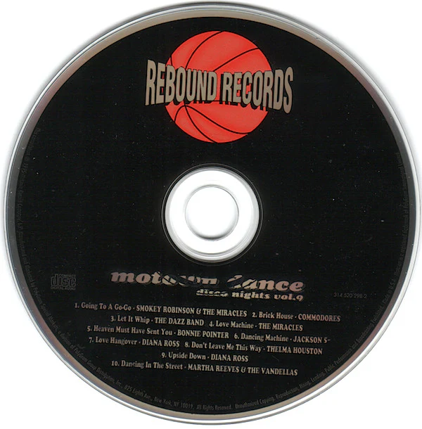 Various - Motown Dance (Disco Nights Vol. 9) (CD, Comp) - Image 3