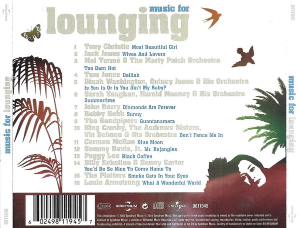 Various - Music For Lounging (CD, Comp) - Image 2