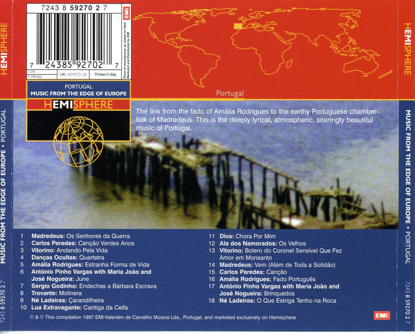 Various - Music From The Edge Of Europe - Portugal (CD, Comp) - Image 2