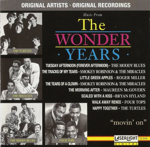 Various - Music From The Wonder Years "Movin' On" (CD, Comp, Mono)