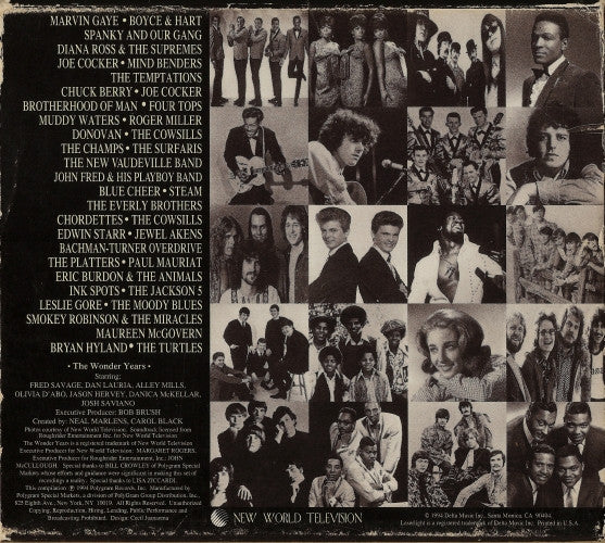 Various - Music From The Wonder Years "Movin' On" (CD, Comp, Mono) - Image 3
