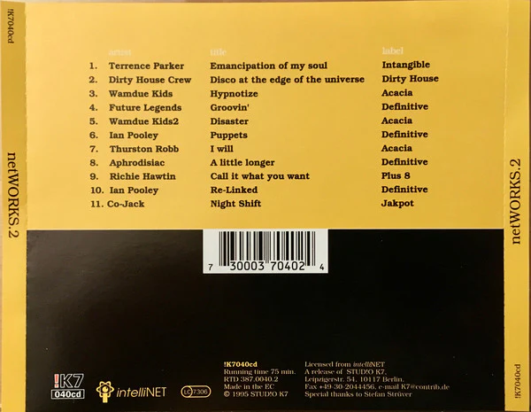 Various - NetWORKS. 2 -  An IntelliNET Compilation (CD, Comp) - Image 3