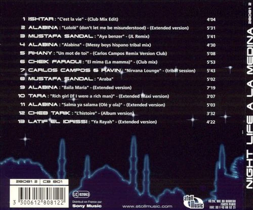 Various - Night Life A La Medina (CD) - Image 2