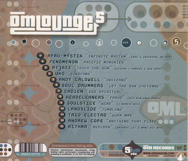 Various - OM Lounge 5 (CD, Comp, P/Mixed) - Image 2