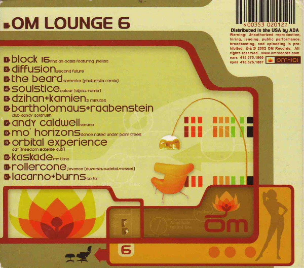 Various - Om Lounge 6 (CD, Comp) - Image 4