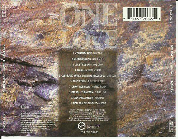 Various - One Love - Tribute To Bob Marley (CD, Comp) - Image 2