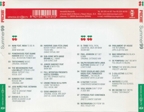 Various - Pacha Ibiza Summer 99 (2xCD, Comp, Mixed) - Image 2