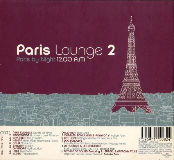 Various - Paris Lounge 2 (2xCD, Comp) - Image 2