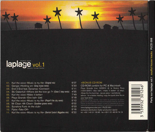 Various - Party Sur La Plage Vol.1- Soulful House Tracks (CD, Comp, Enh, Dig) - Image 2