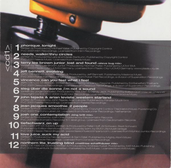 Various - Partysan Mx Series - Chapter One (2xCD, Comp, Mixed) - Image 4