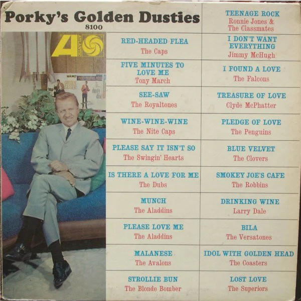 Various, Porky Chedwick - Porky's Golden Dusties (LP, Comp)