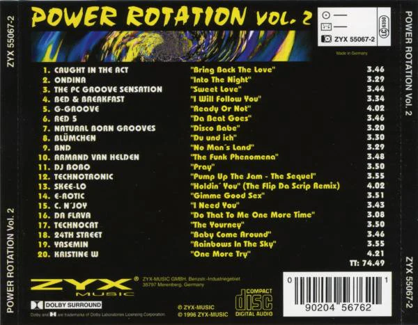 Various - Power Rotation Vol. 2 (CD, Comp) - Image 5