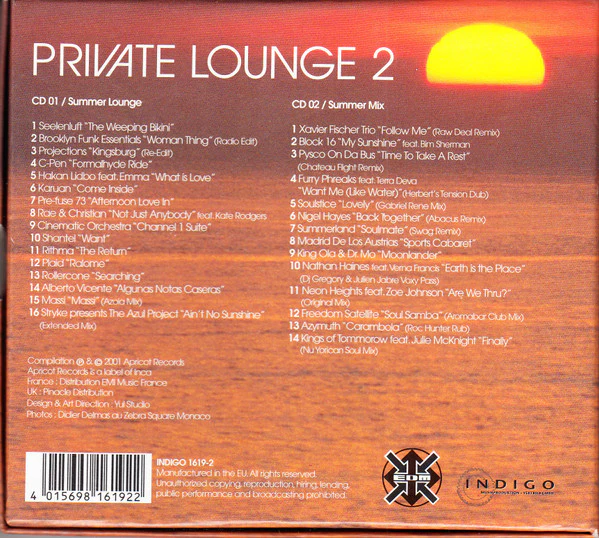Various - Private Lounge 2 (2xCD, Comp, P/Mixed, Dig) - Image 2
