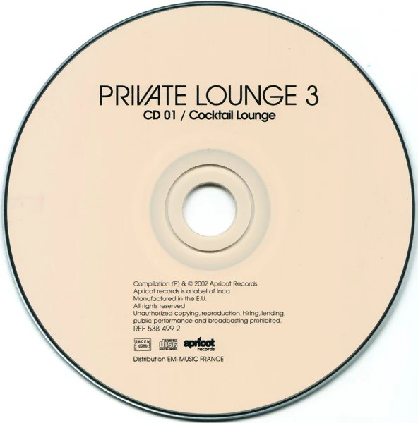 Various - Private Lounge 3 (2xCD, Comp) - Image 3