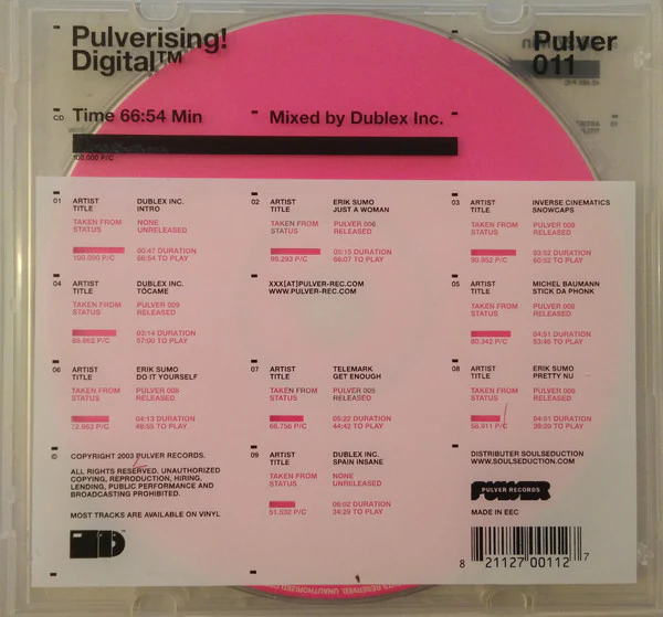 Various - Pulverising! Digital (CD, Mixed)