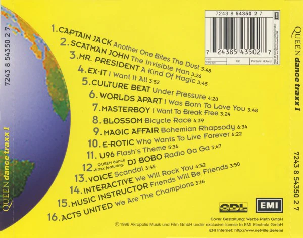 Various - Queen Dance Traxx I (CD, Album) - Image 2