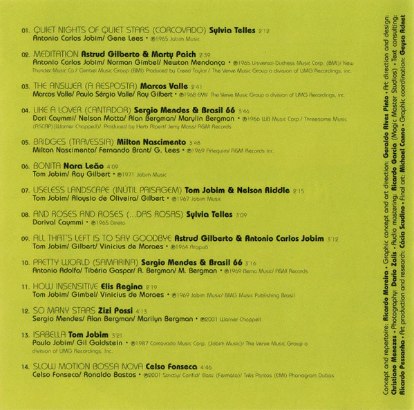 Various - Quiet Nights Of Quiet Stars - Bossa Nova Sung In English (CD, Album, Comp) - Image 2