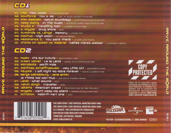 Various - Rave Around The World Vol. 3 - The Thai Break (2xCD, Comp, Copy Prot.) - Image 2