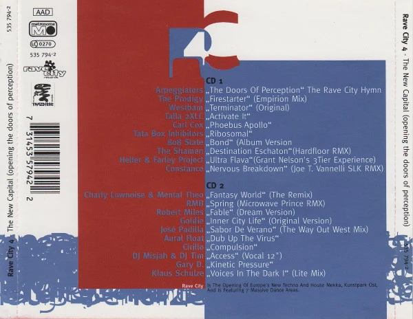 Various - Rave City 4 - The New Capital (Opening The Doors Of Perception) (2xCD, Comp) - Image 2