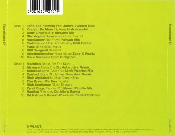 Various - Reactivate 17 (2xCD, Comp) - Image 2